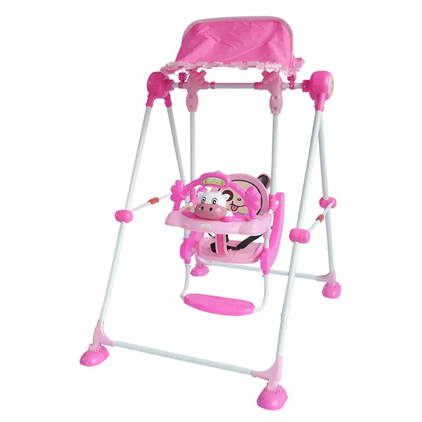 O Balanço Mais Divertido com Sons, Cinto de Segurança e Painel Interativo – Diversão para Crianças de 1 a 7 Anos